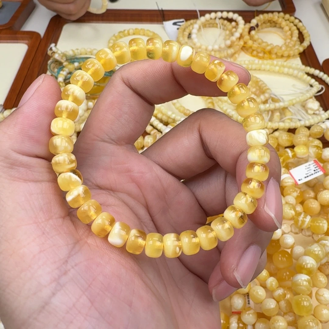 手链琥珀未镶嵌蜜蜡手串