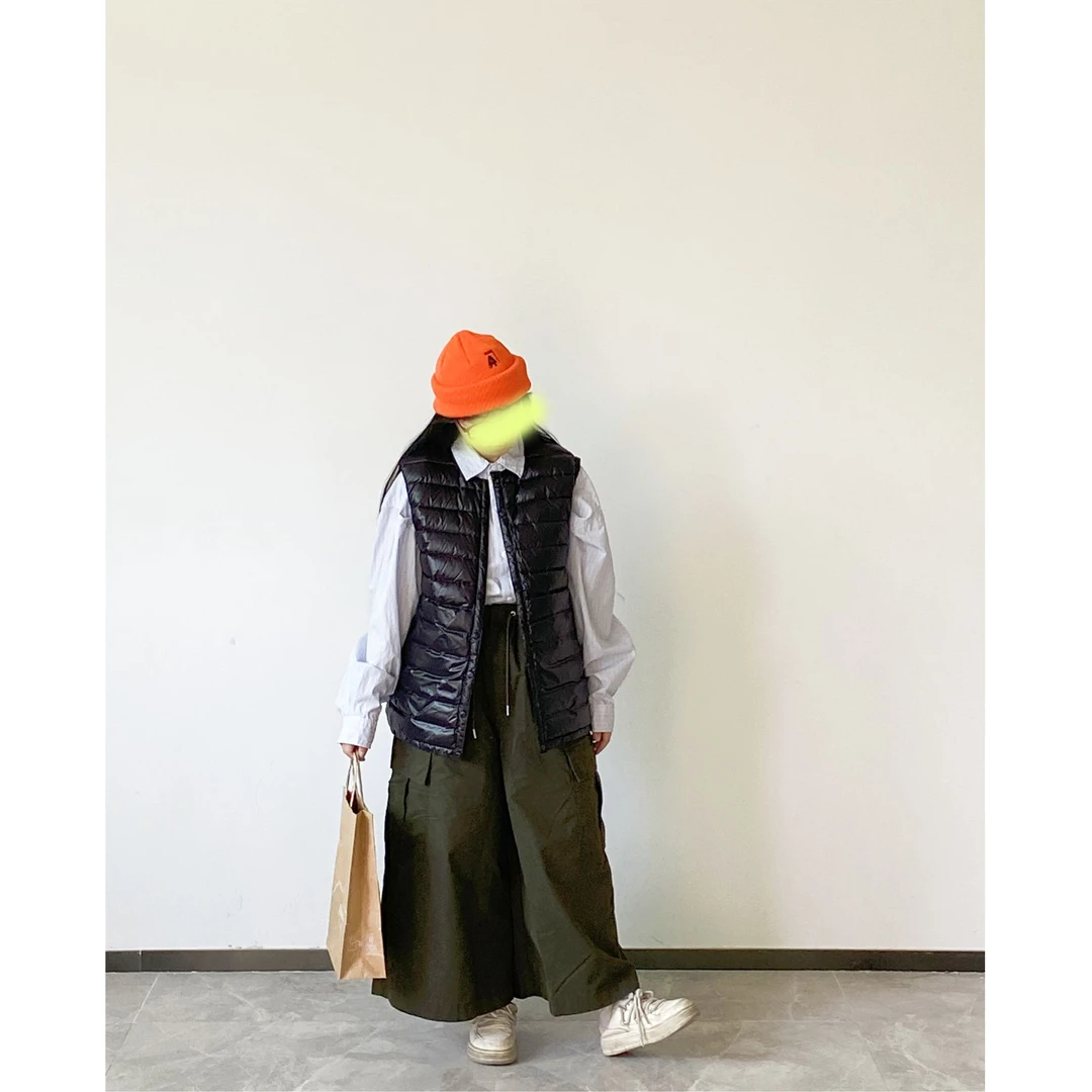 grand camps wild 复古工装口袋阔腿裤裤裙