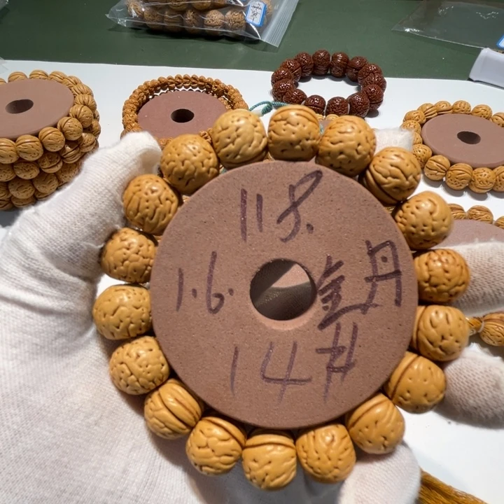 手串桃核14文玩桃核手串直播