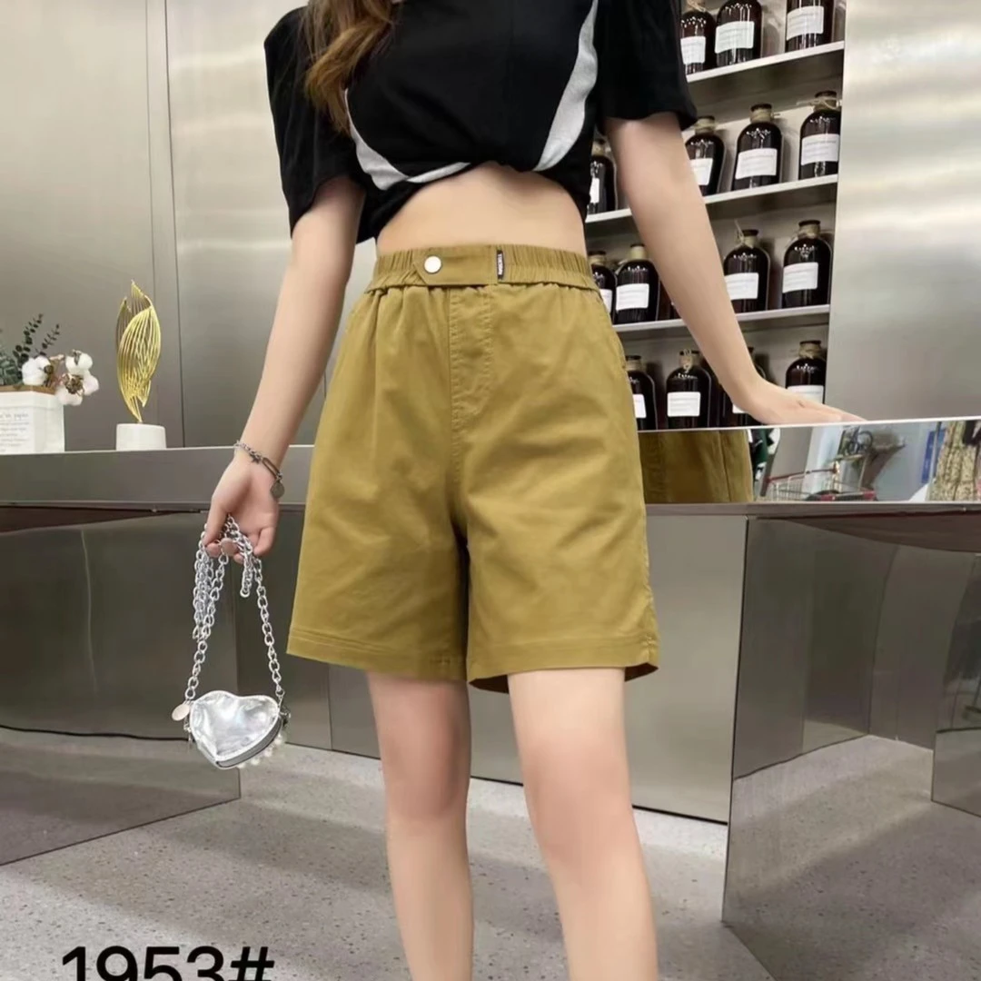 短裤女2025新款爆款五分裤夏季宽松直筒显瘦休闲裤薄款a字阔腿裤