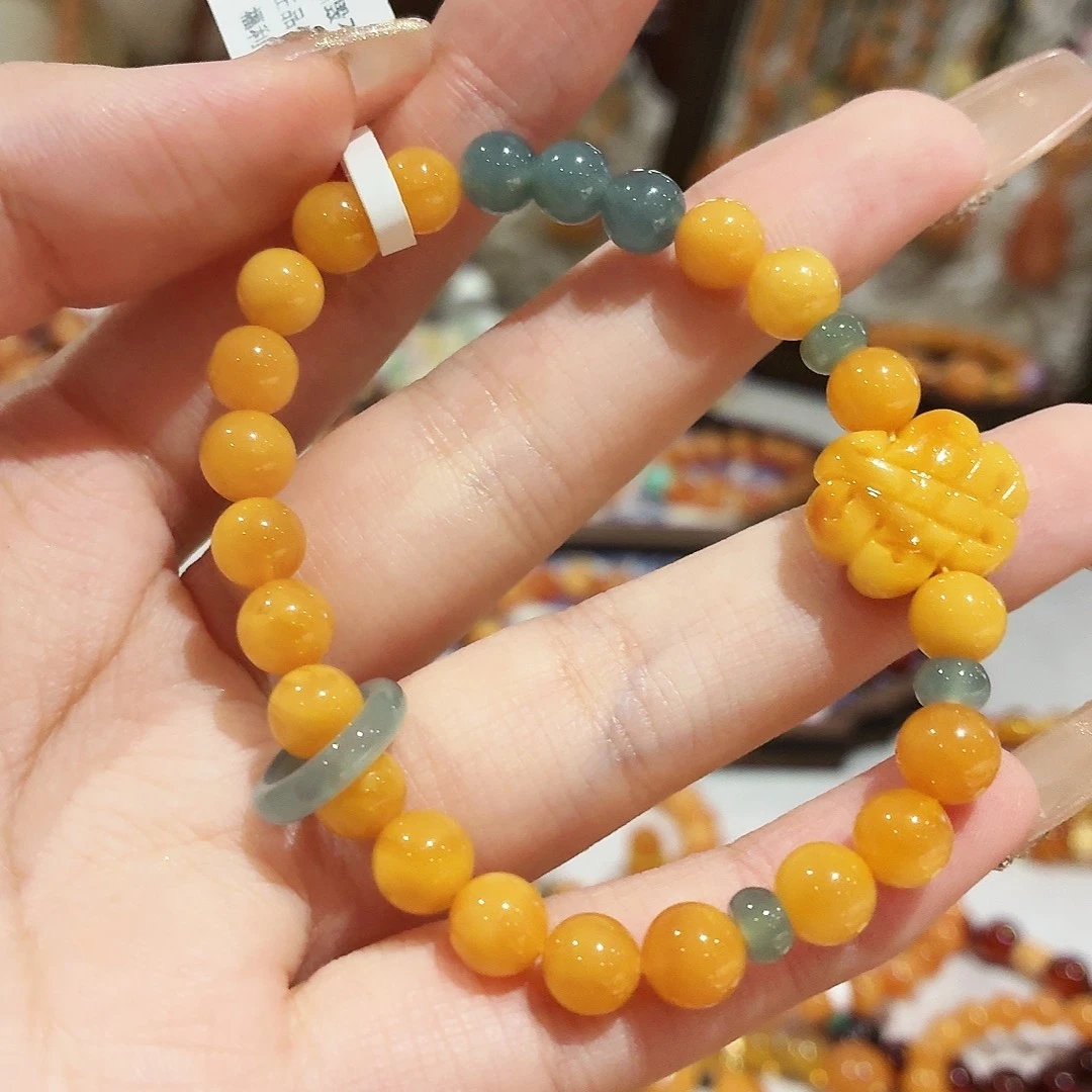 蜜蜡未镶嵌手链手串