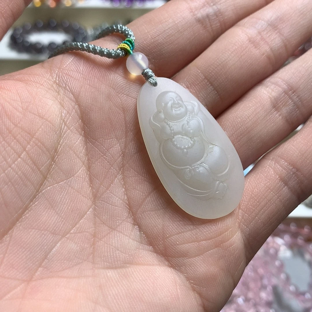 水晶手链未镶嵌和田玉