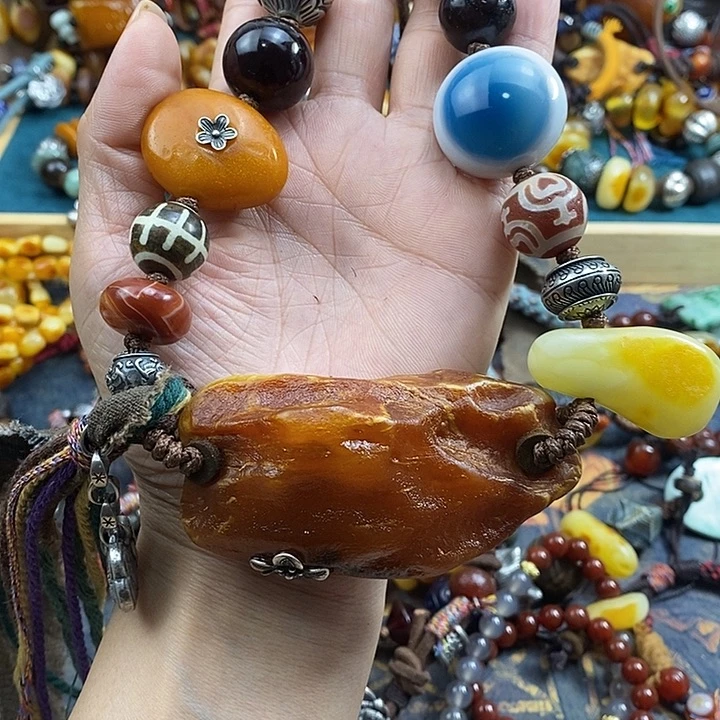 ～***～蜜蜡未镶嵌项链项链