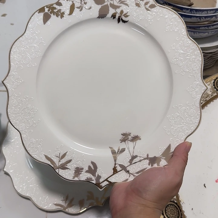 瓷10.5寸牛排盘均价35米两个