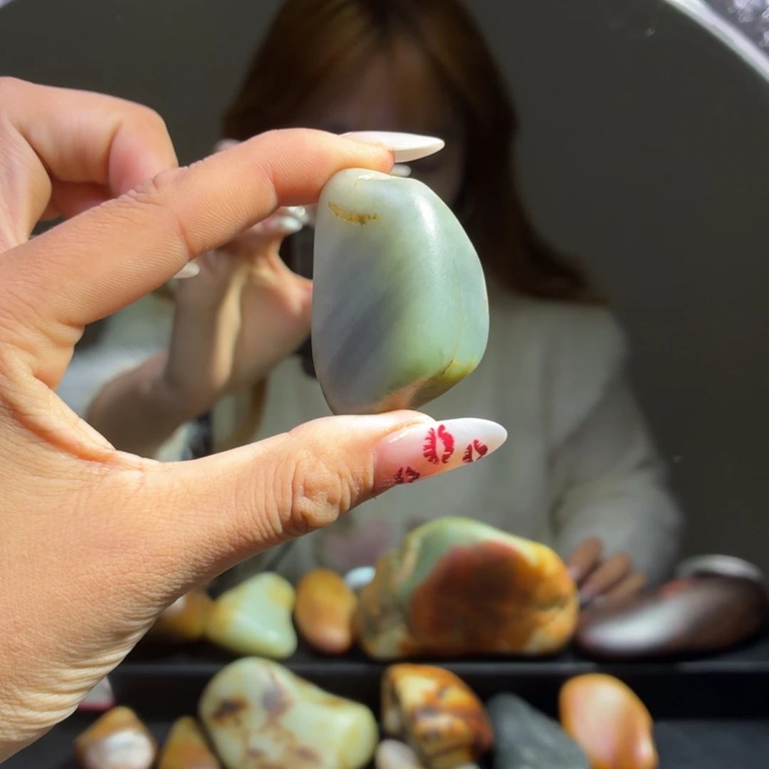 和田玉未镶嵌挂件58.3