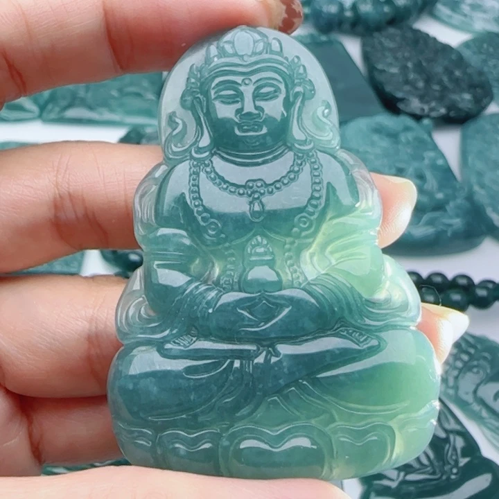 翡翠未镶嵌颈饰多样性发货天然A货翡翠