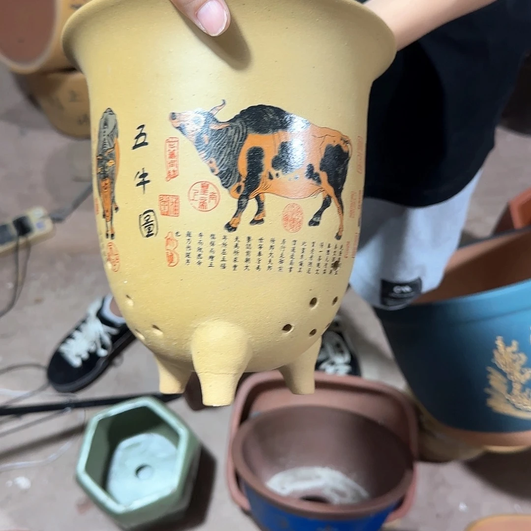 紫砂花盆口径口径19 20