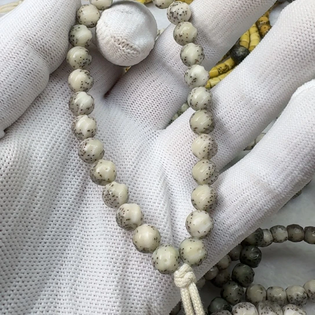 老***鸦星月菩提吊坠旋珠玉化龙蛋手持