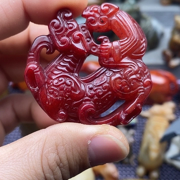 未镶嵌蛇纹石玉颈饰