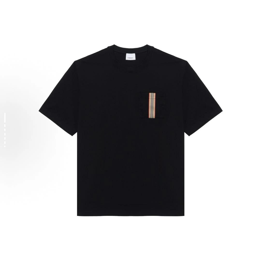 Burberry博柏利条纹贴花休闲短袖T恤8084419/BCJ