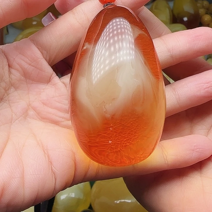 琥珀未镶嵌手链吊坠