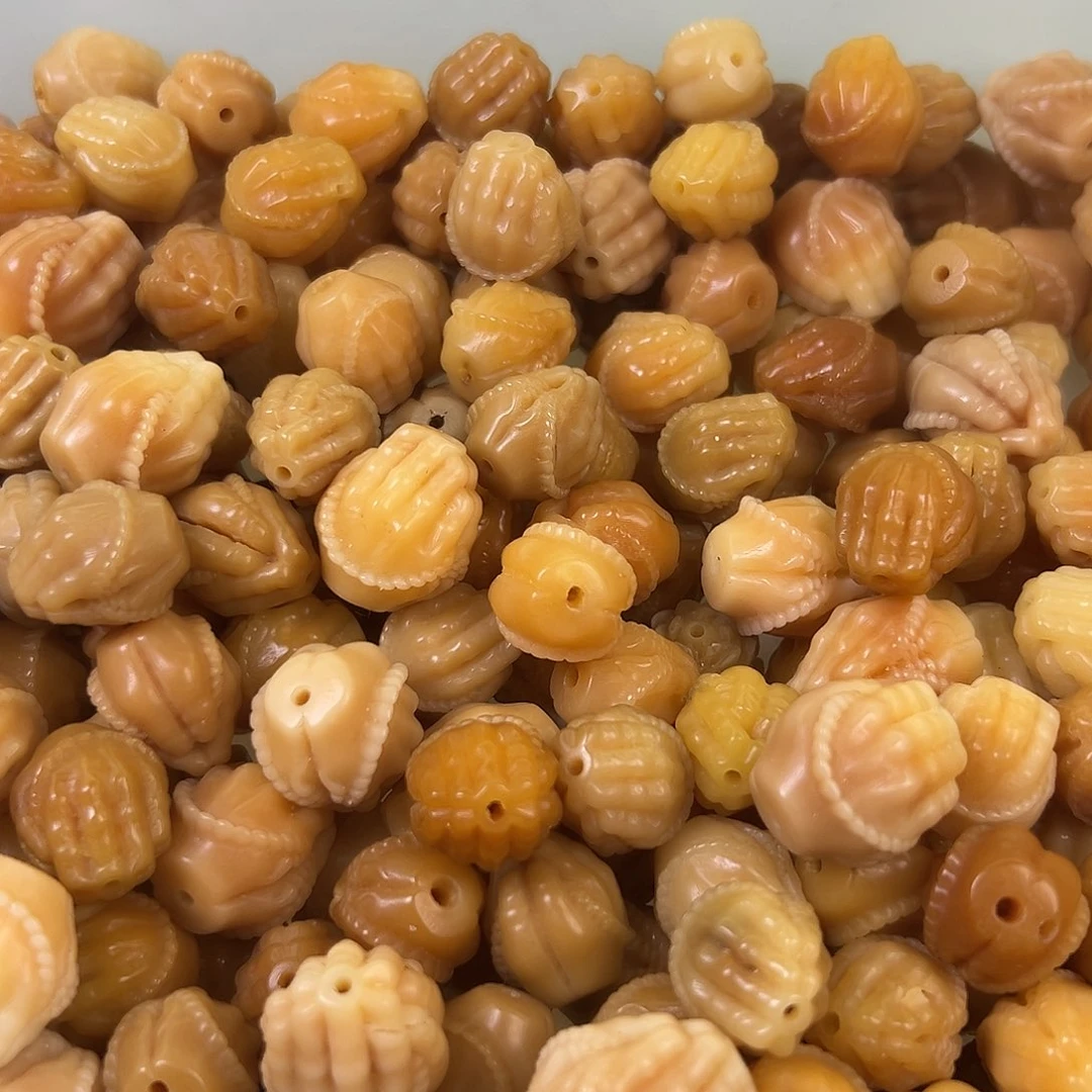 菩提根/象牙果手串瑕疵佛手20颗有裂卡19