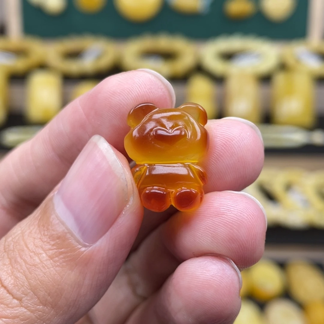 琥珀裸石未镶嵌琥珀蜜蜡