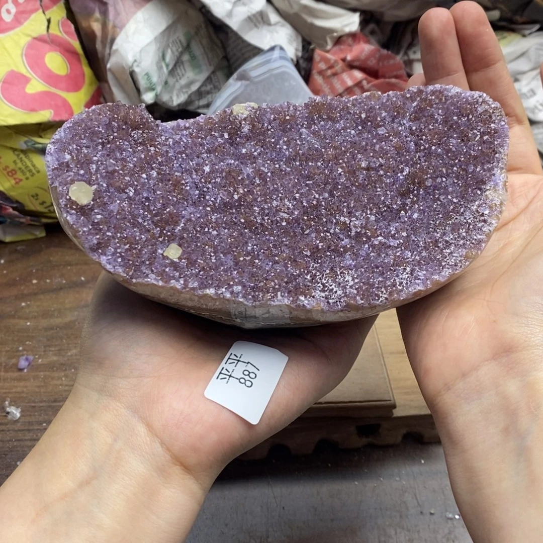 紫晶珠宝半成品未镶嵌