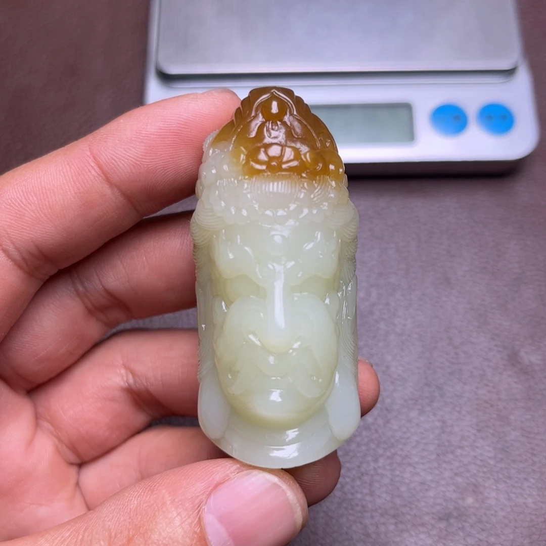 和田玉未镶嵌吊坠(不含链)