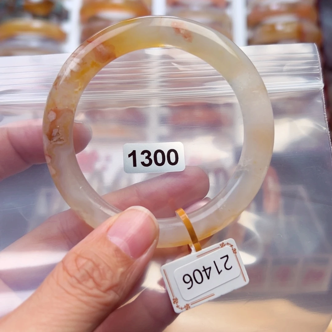 玛瑙/玉髓手镯未镶嵌谦*