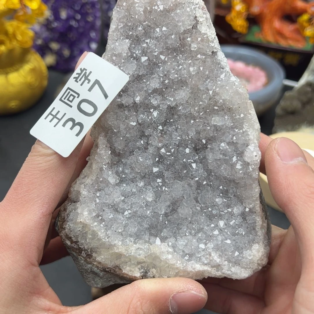 紫晶水晶摆件未镶嵌307