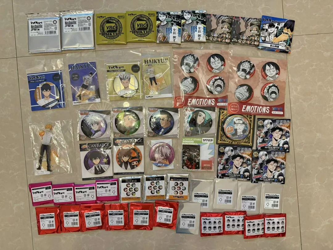 （代拆盲盒）多IP混池打乱斗 排球少年家庭教师全职猎人 吧唧 立牌