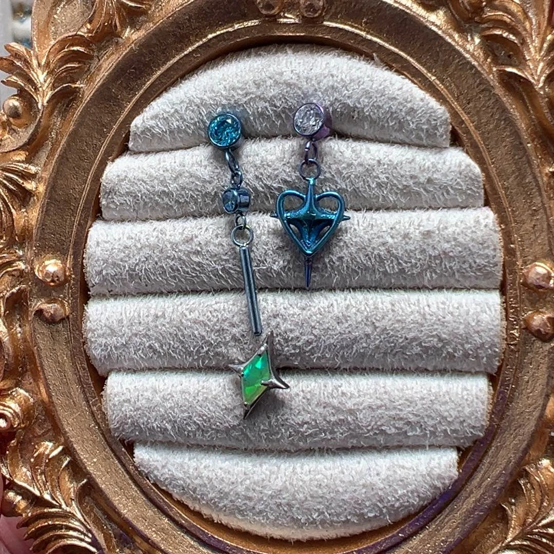 钛合金合金3号盲盒（蓝色➕紫色）