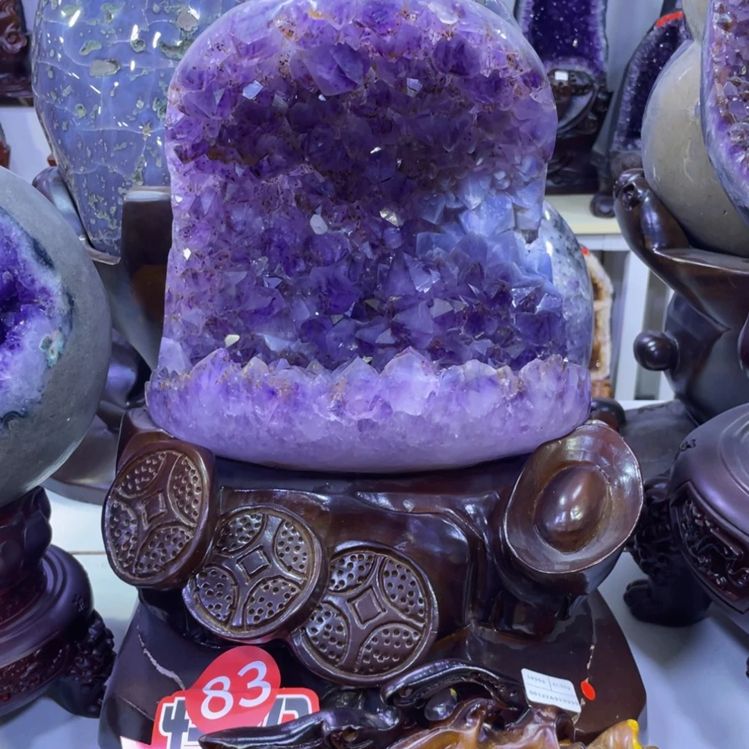 乌拉圭紫水晶摆件