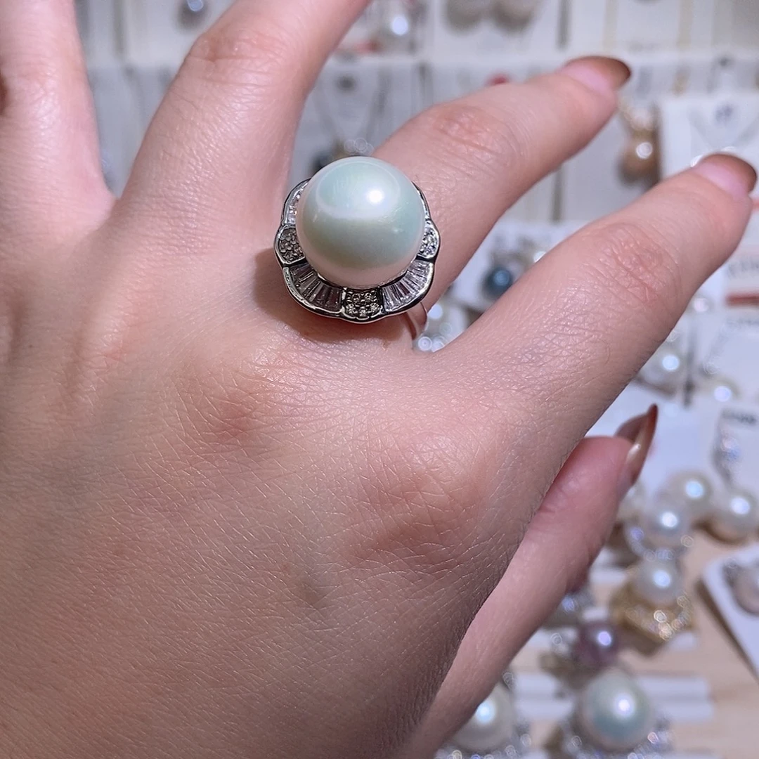 未镶嵌淡水珍珠戒指w14.1