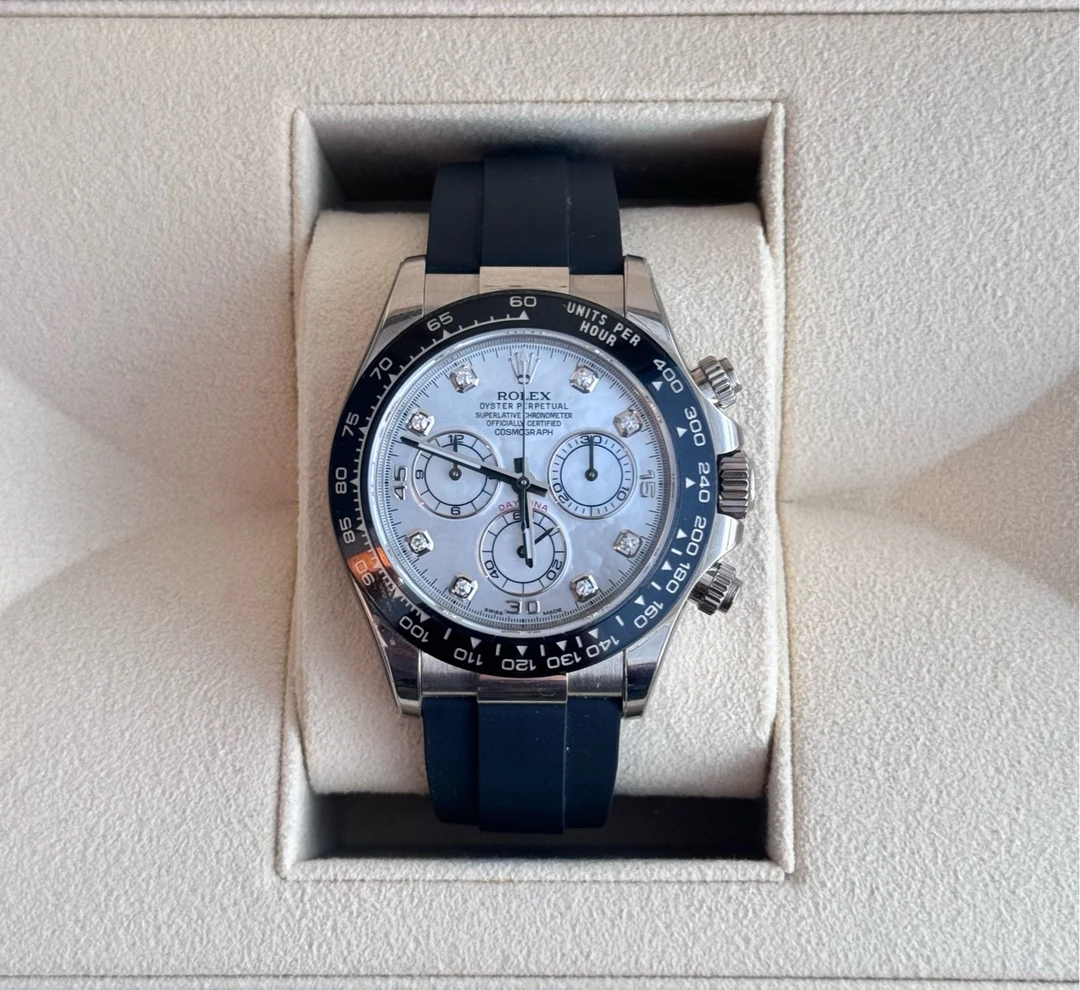 95新 Rolex/劳力士 116519白贝母 21年全套