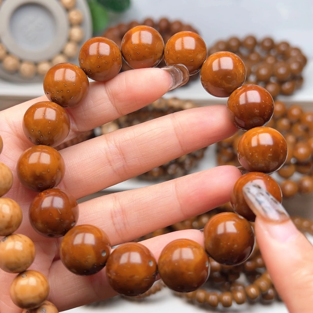 紫金鼠手串钢*侠16光珠手串