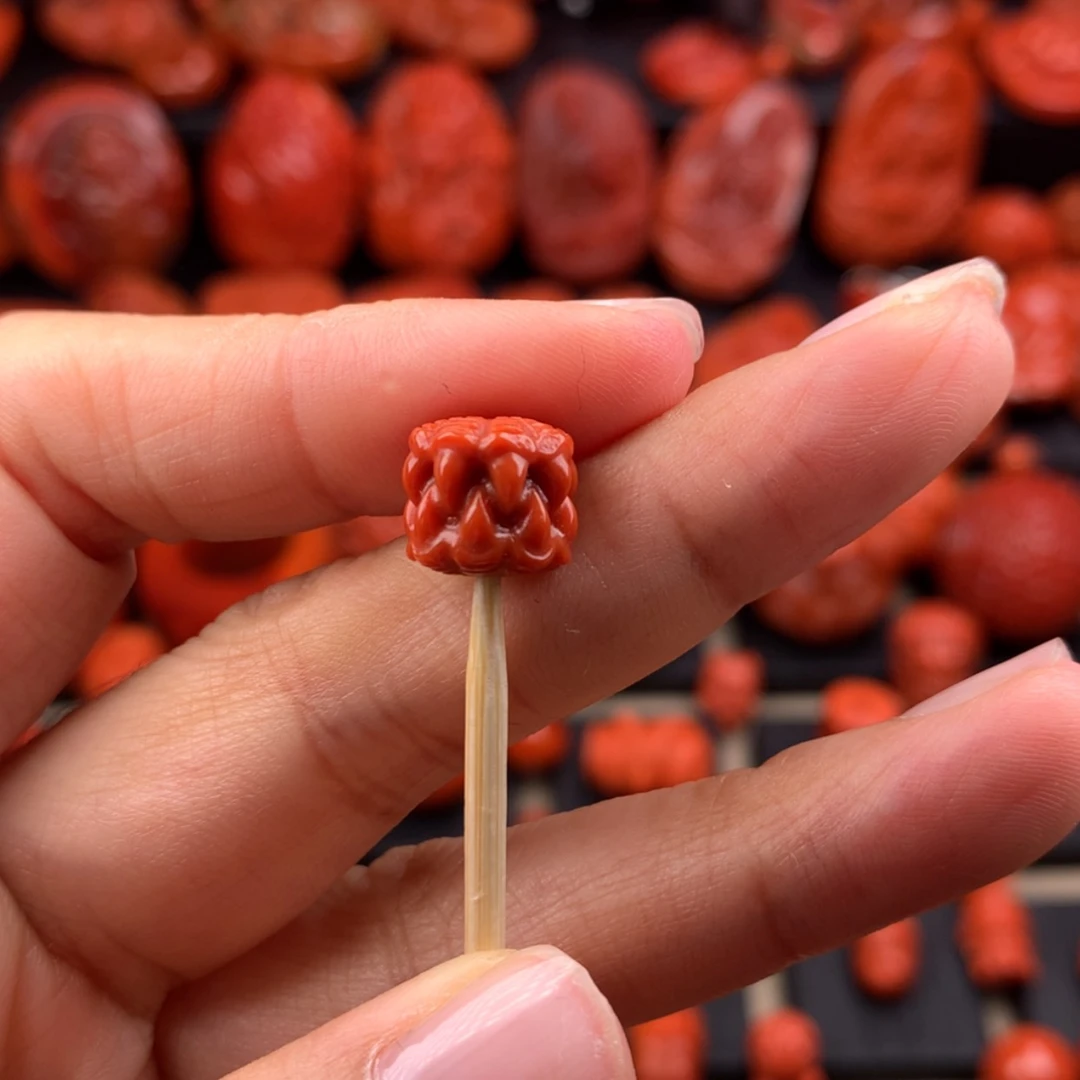 【闪购商品】南红玛瑙吞噬老型单珠10mm未镶嵌