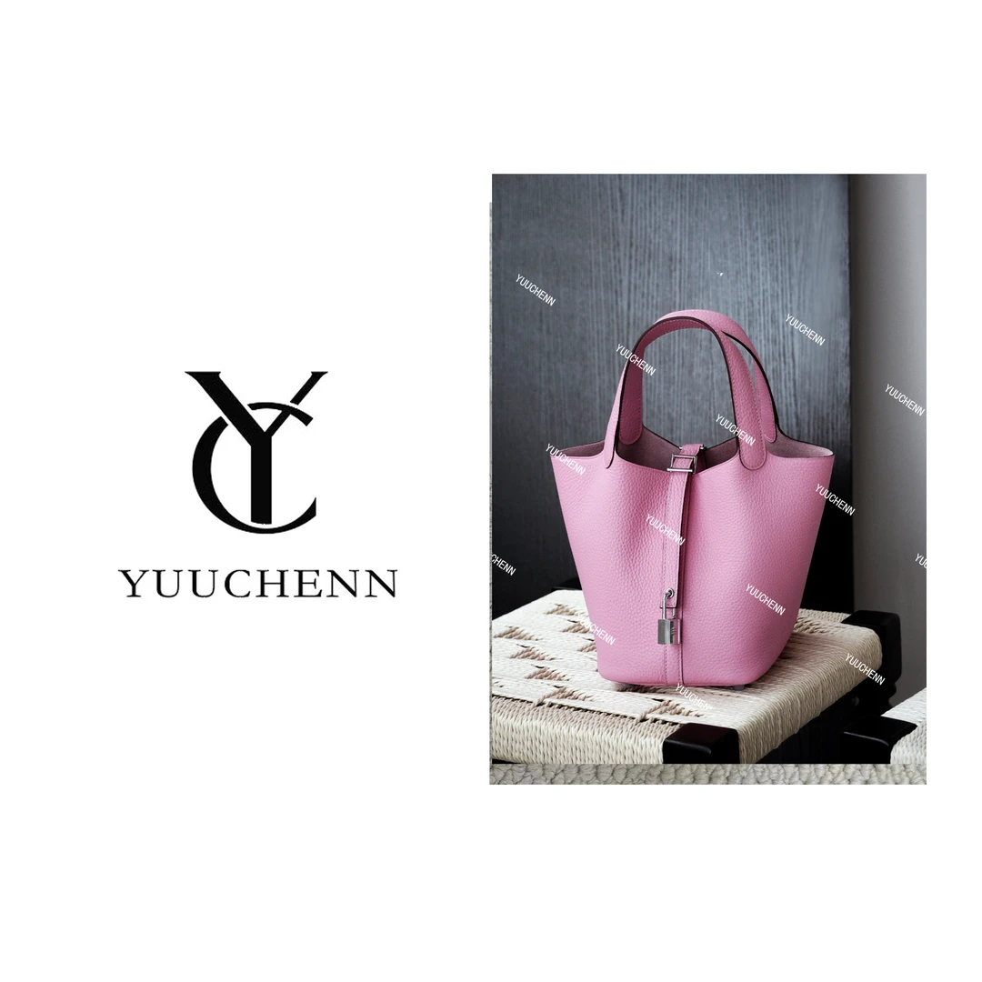 YUUCHENN/18cm5P樱花粉-原创设计高定真皮包