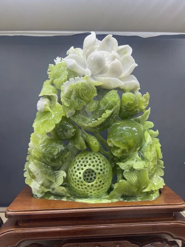 创意纯手工中式荷花家居摆件美观实用