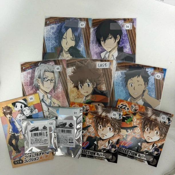 【家教混池1-100】含原画杯垫mini立牌吧唧文库数据卡等转盘