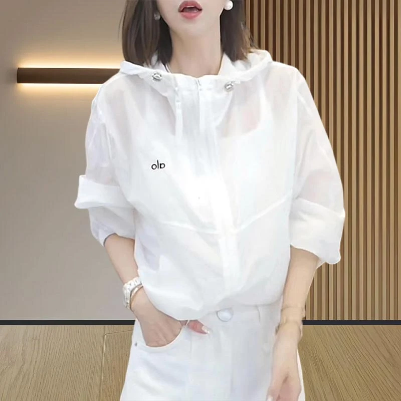 洋气韩系户外薄款气质外套防晒衫网红穿搭2025年夏季新款女装百搭