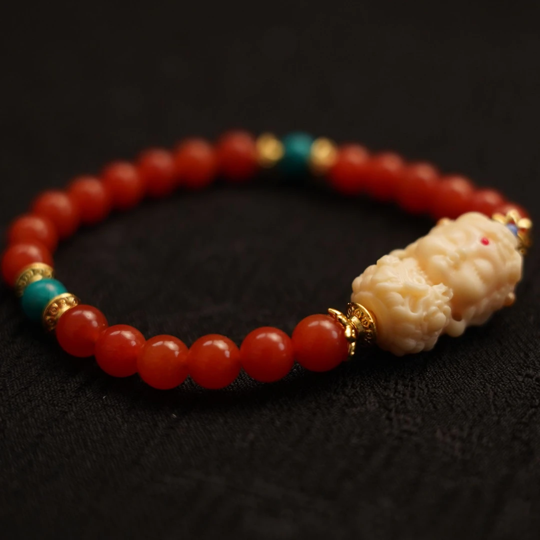 非金属仿水晶手链 西藏特色手链 绿A（已走仪式）