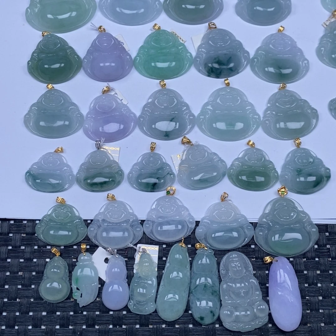 翡翠未镶嵌颈饰天然翡翠