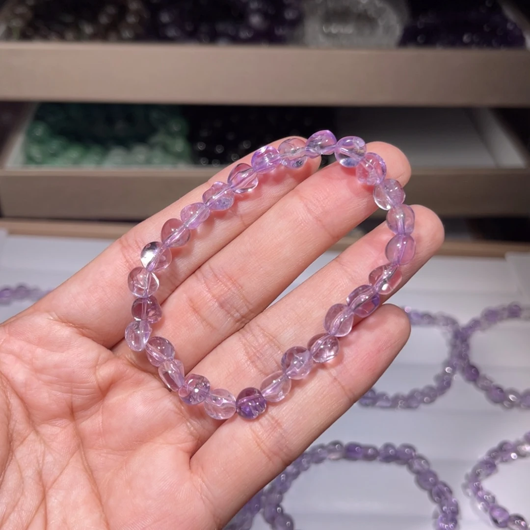 未镶嵌手链水晶紫水晶005