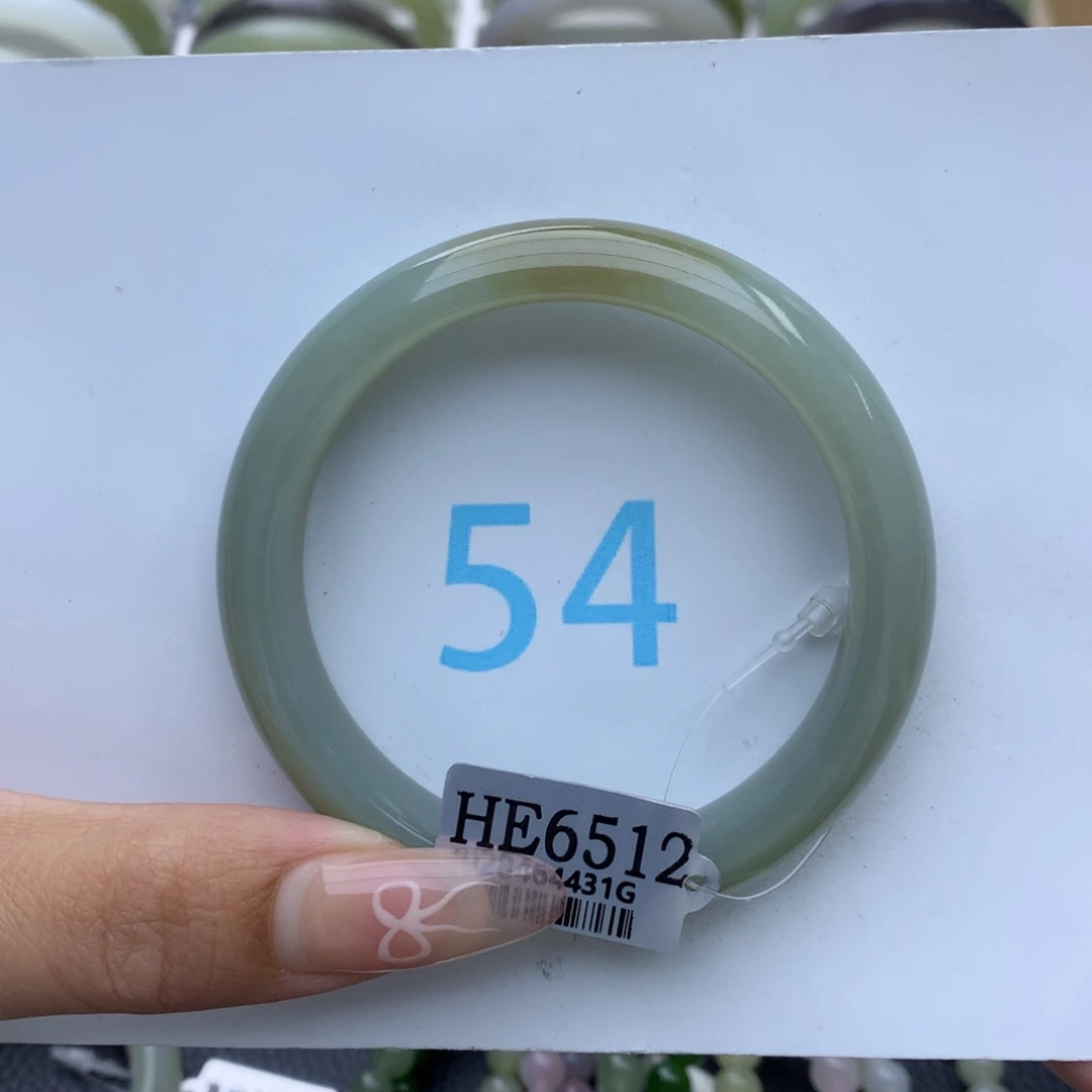 和田玉手镯未镶嵌大****C