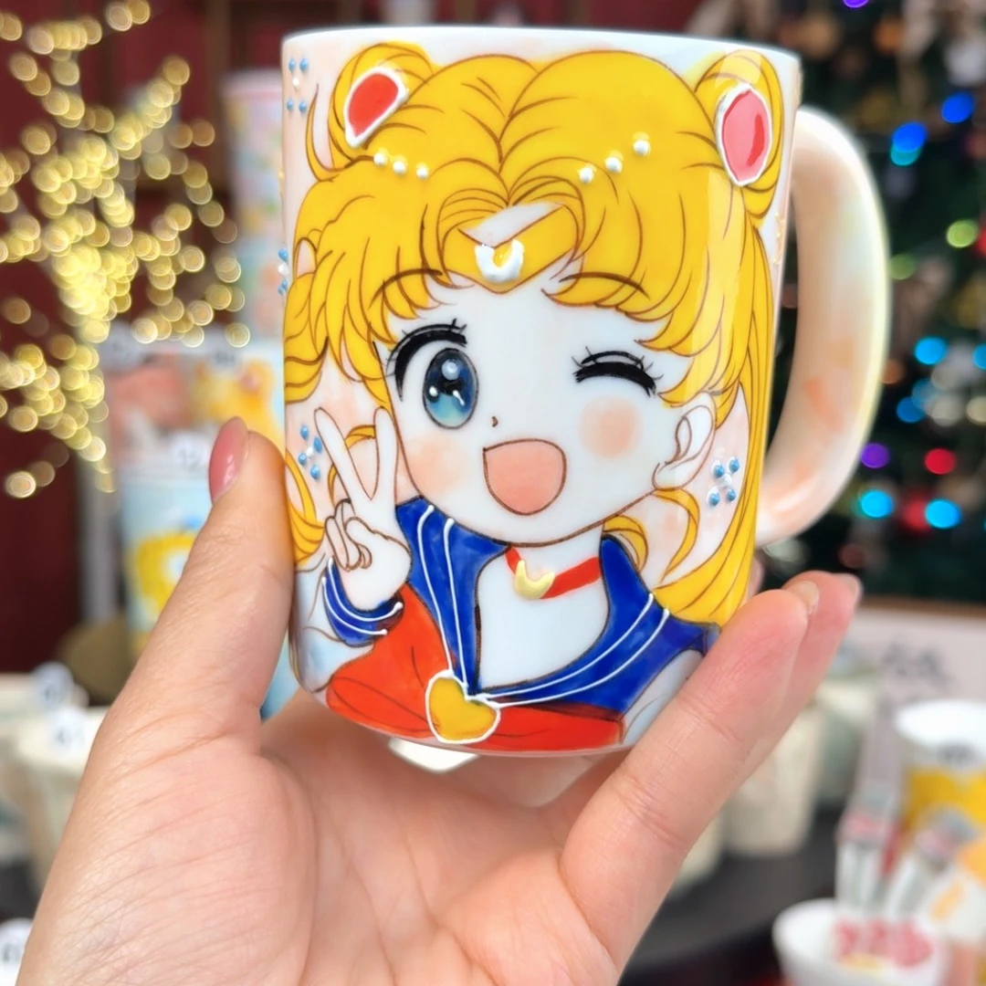 陶景德镇手绘高温釉下彩玉泥