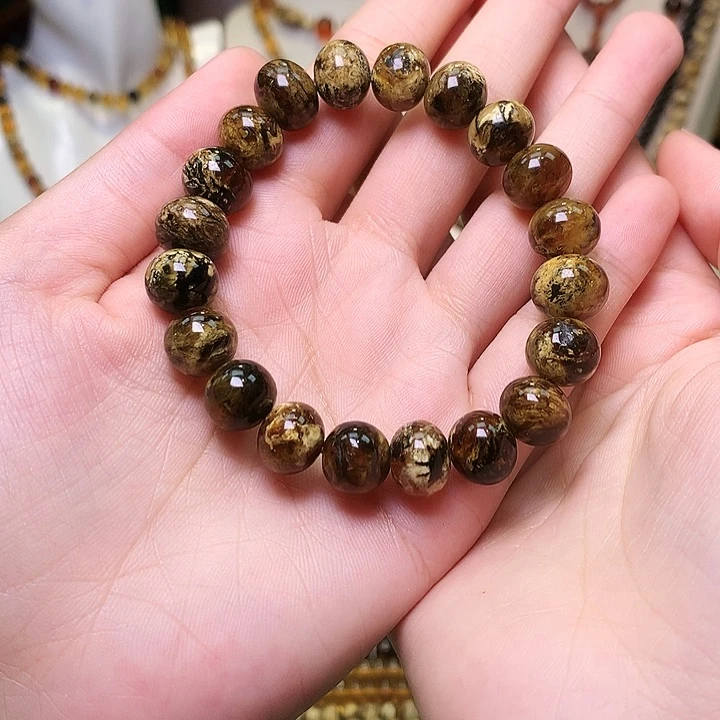 琥珀裸石未镶嵌抚顺琥珀卡11花珀