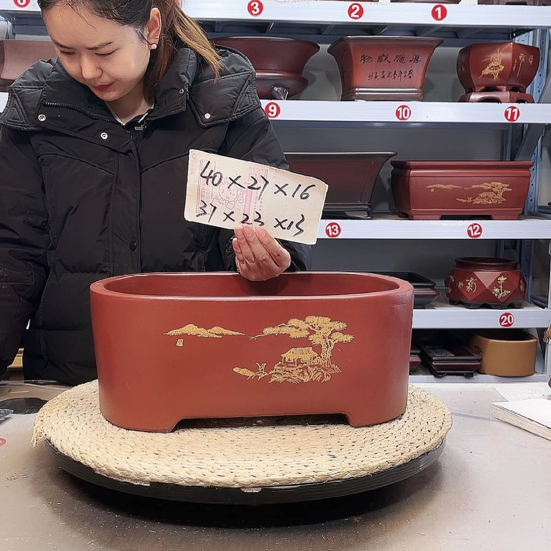 紫砂花盆紫砂花盆