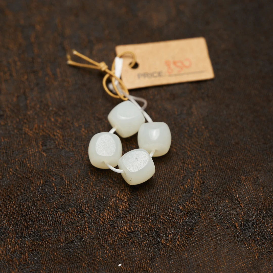 和田玉7×8mm直切单珠（多样性发货）