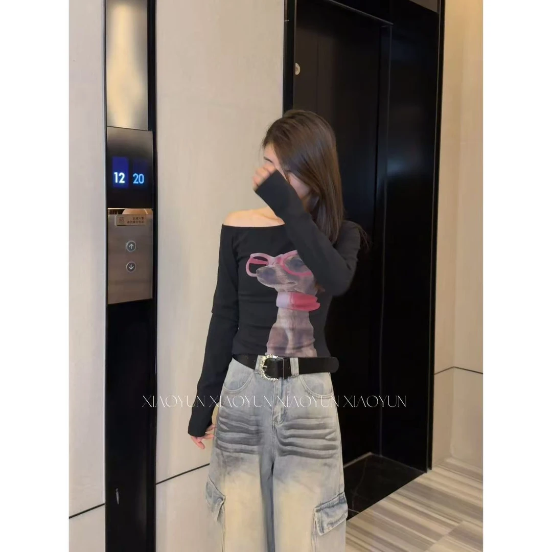 【芒果小狗】小允姐姐2025新款气质时尚T恤