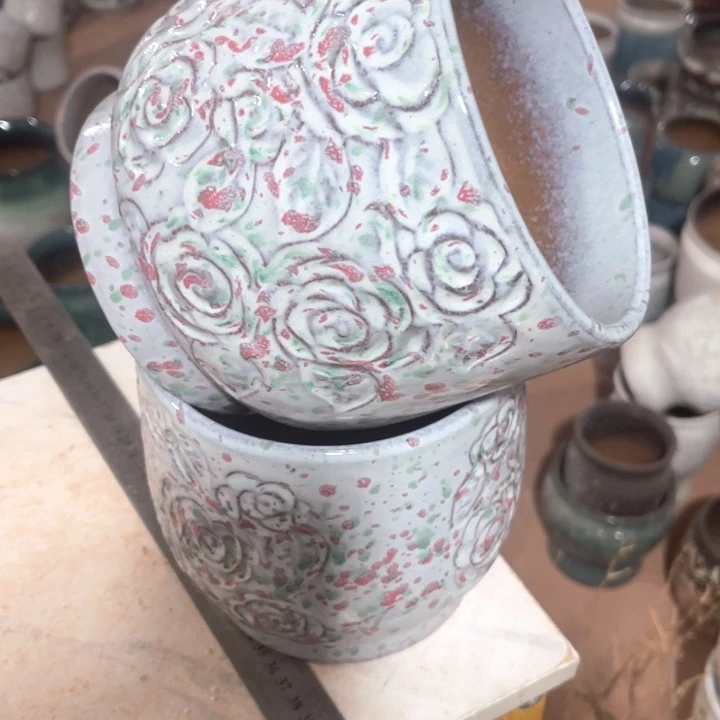 花盆紫砂口径15高度15两只正品