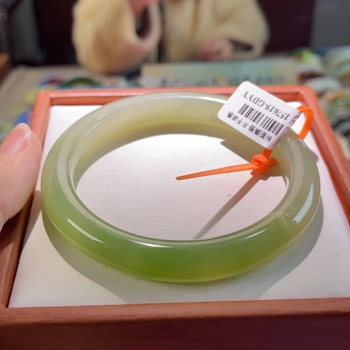 和田玉未镶嵌手镯36 61.62