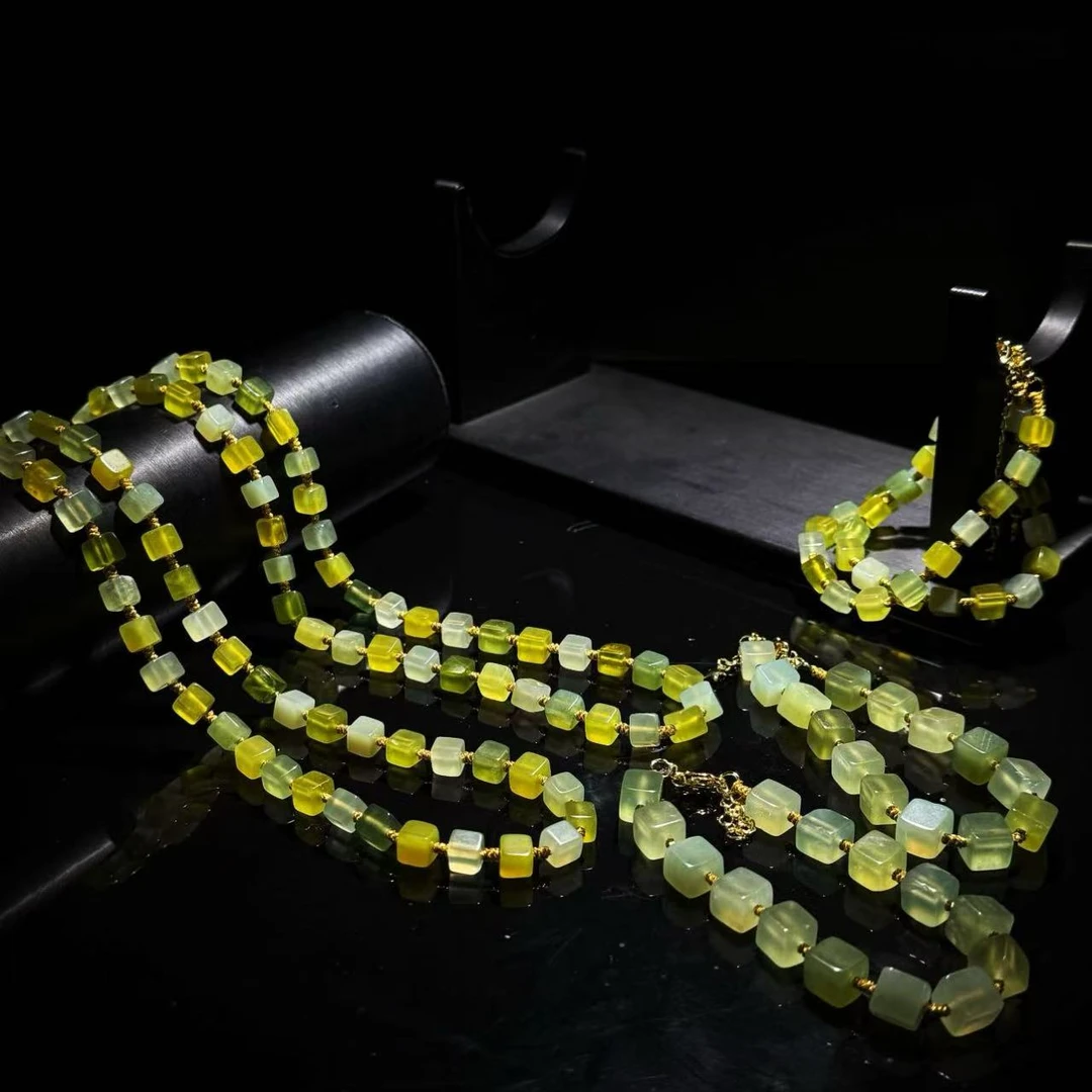 天然辰砂【皇后甄选】稀有/绿色方糖手/项链 多样性发其一