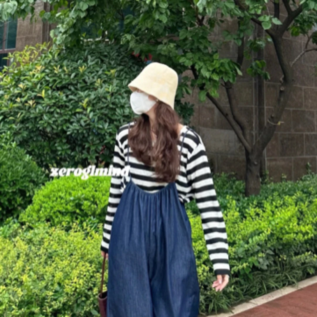 zeroglmind简素 bs183条纹长袖t恤71669