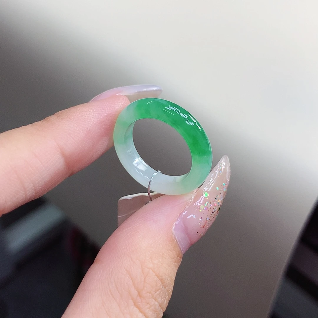 未镶嵌戒指翡翠8号