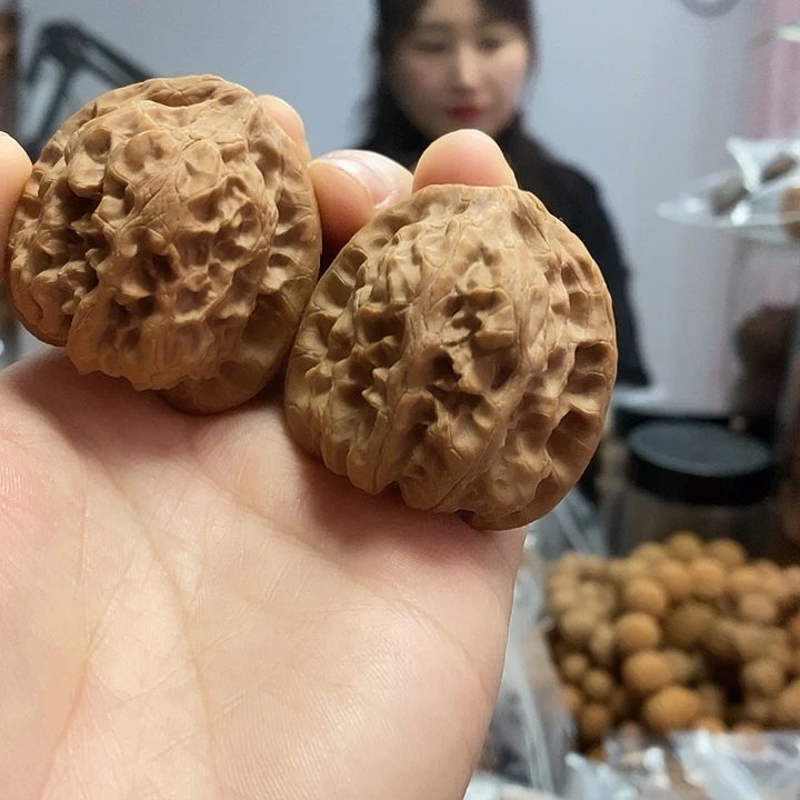 文玩核桃把件42靠山王小众蜡皮