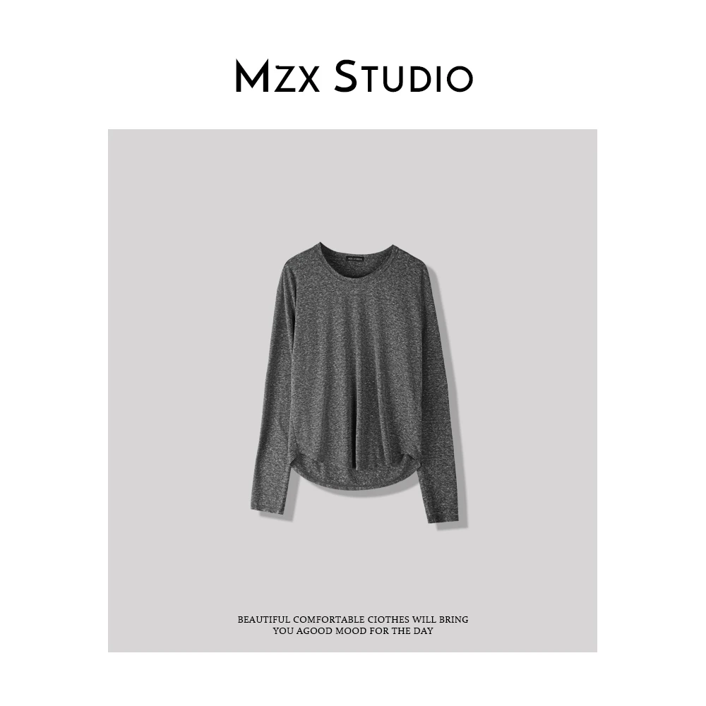 MZX 春季宽松弹力薄款针织衫T恤SY7105-X