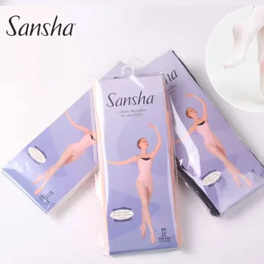 法国三沙白色连裤袜