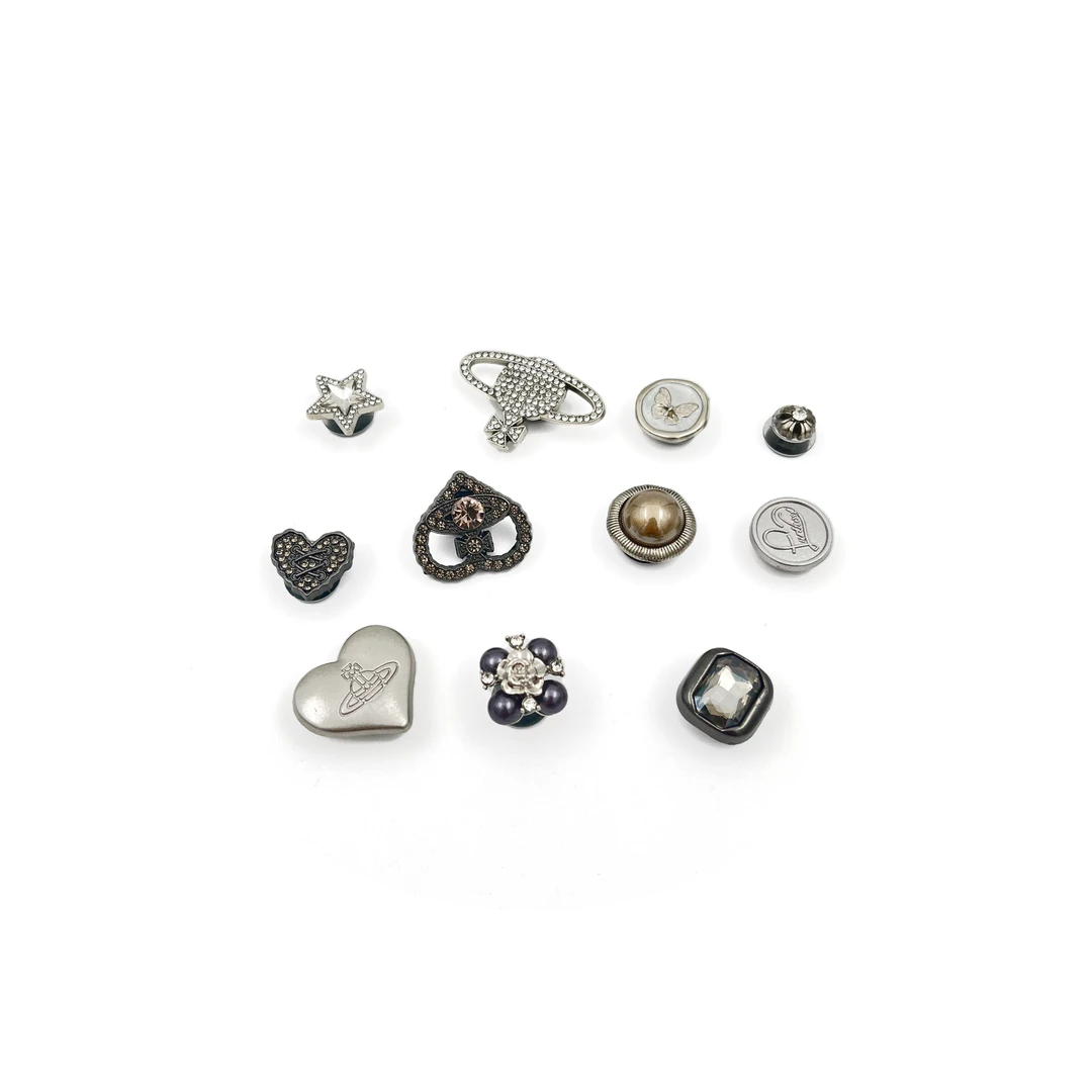 时尚洞洞鞋高档鞋花配饰鞋装饰百搭鞋扣精美手工diy.失落土星爆款